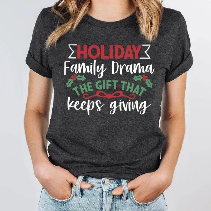 

Family Holiday T Shirt Cute Christmas Funny Xmas SweaT for Matching