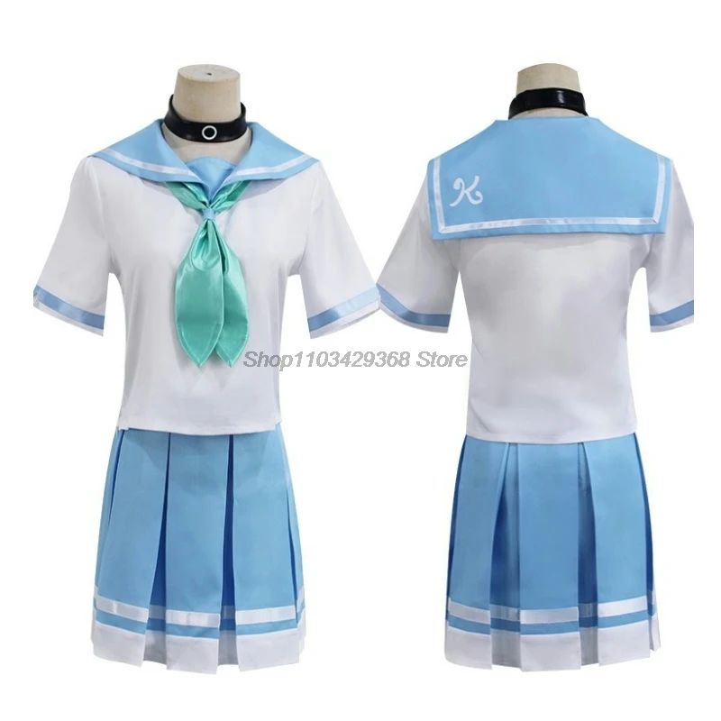 Anime Cosplay Mizore Kasaki Nozomi Cosplay Costume Woman Girls Blue Uniform Top Skirt Set Custom Size Signage Accessories