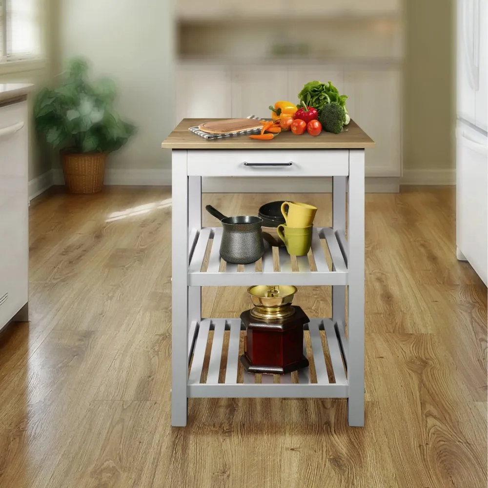 2023 New Sunrise Kitchen Island with American Harvest Hardwood Top