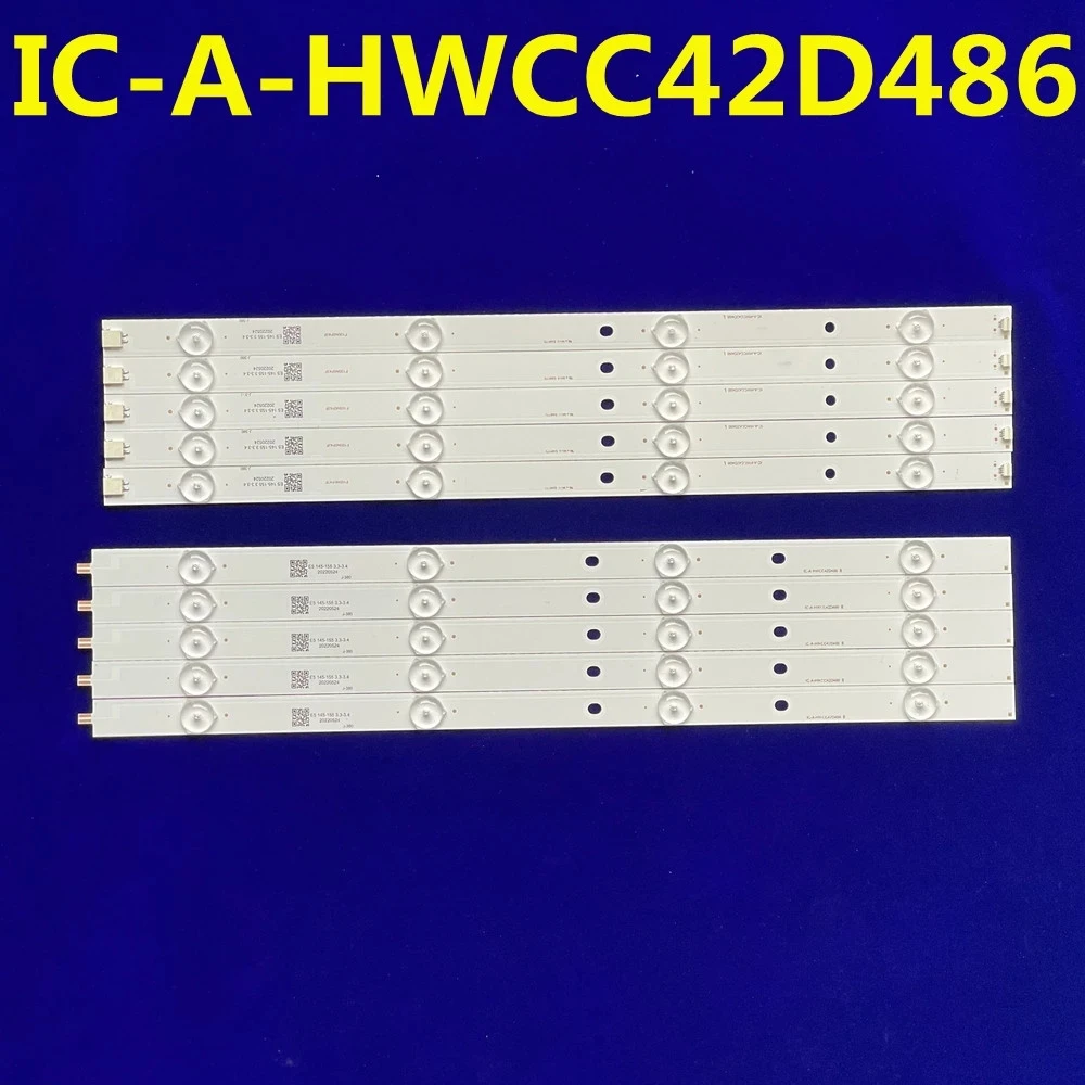 5set LED Backlight Strip IC-A-HWCC42D486 For TC-43SV700B TC-43DS630C TX-43ESW504 TH-43C410K TC-43ES630B TC-43FS630B TX-43ES630H