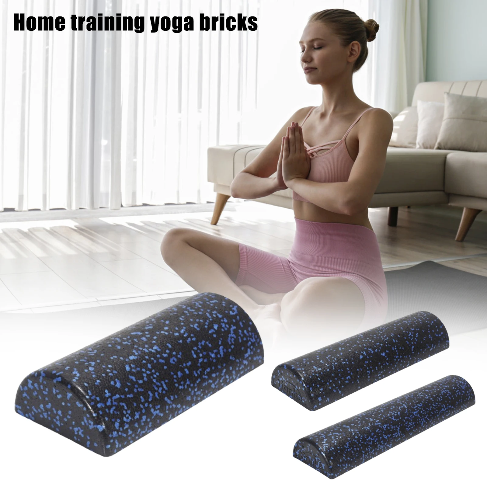 Half Round Soft Foam Roller Firm Full Body Athletic Massager for Pain Relieved Muscle Massage