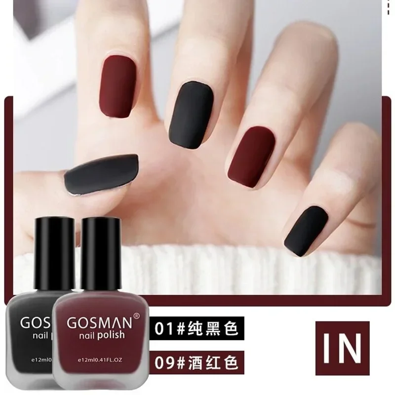 12ml Quick Dry Nail Polish Toenail No-bake Long-lasting Waterproof Non-tear-off Water-based Nail Polish Cosmetic Wholesale