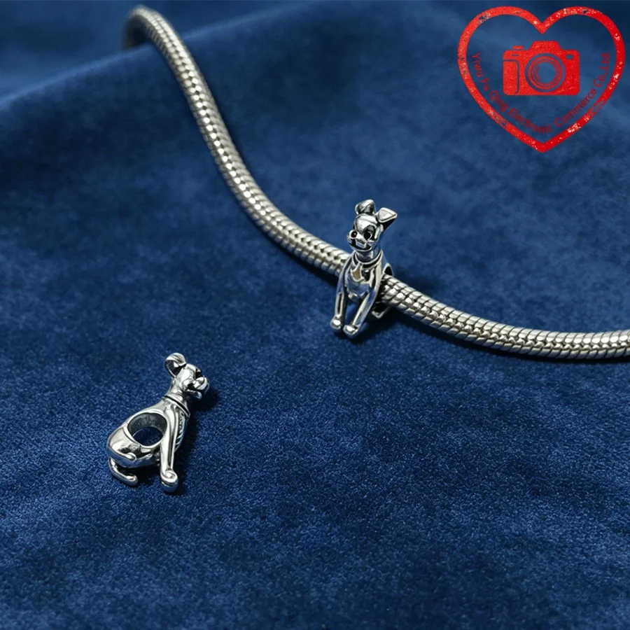 Heißer Verkauf: Feine Charm-Perlen in Form von Spinne, Hase, Kuh, Maus, Schwein, Hund, Bär, Elefanten, passend für Original 925 Silberarmbänder, DIY-Schmuckgeschenke