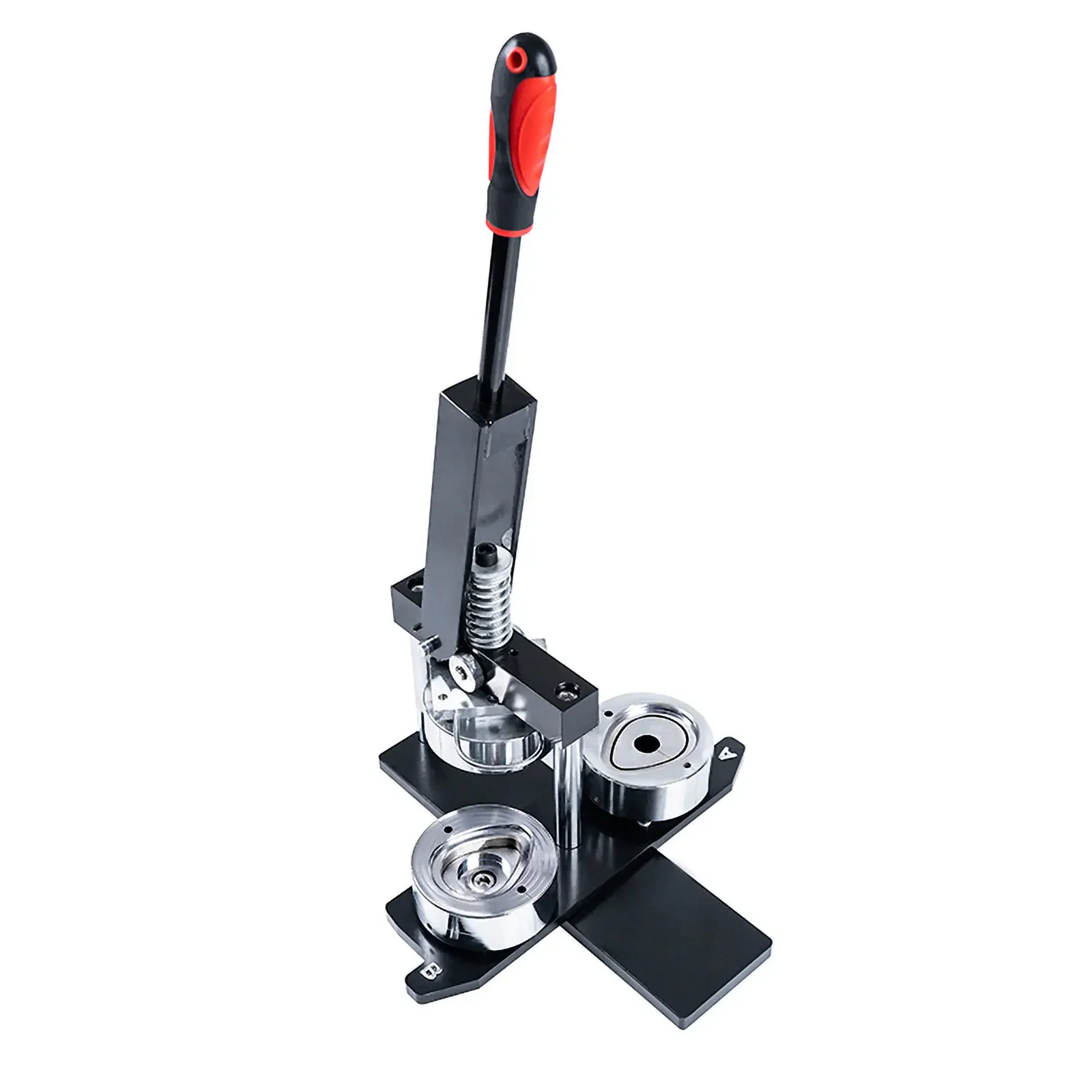 68*56MM Water Droplets Shape Button Maker Kit Badge Making Machine+Paper Cutter+100pcs Badge Buttons
