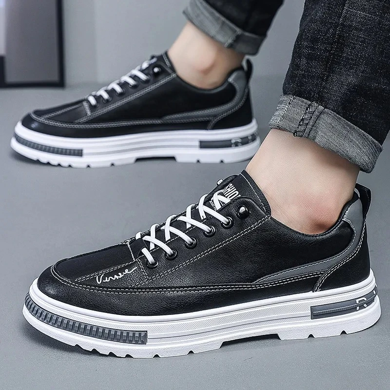 가을 유행 다용도 두꺼운 밑창 신발 남성 스포츠 캐주얼 편안한 스니커즈 가볍고 통기성 좋은 남성 신발