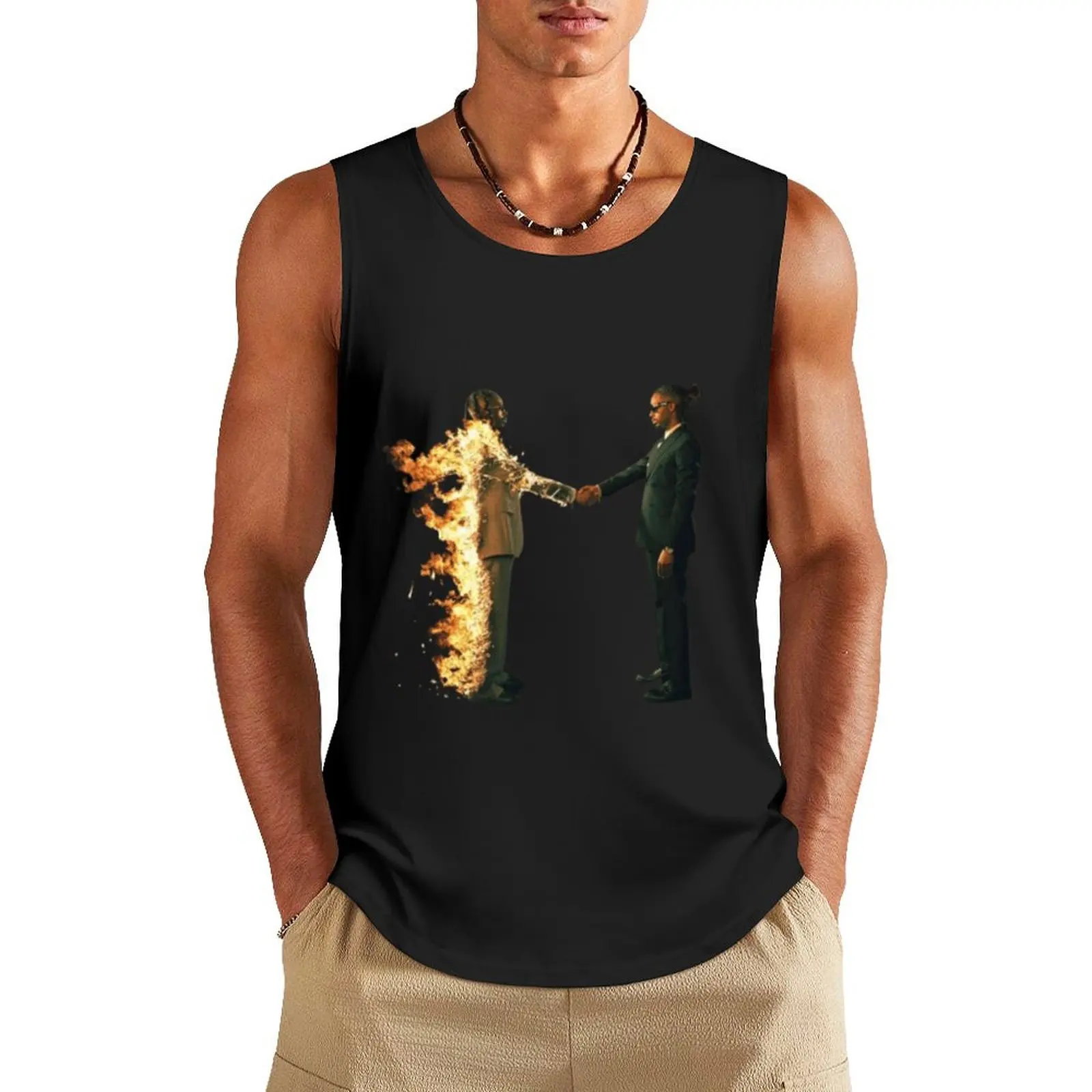 Metro Boomin Heroes And Villains, Heroes And Villains ,Metro Boomin Tank Top Men's cotton t-shirt T-shirt men