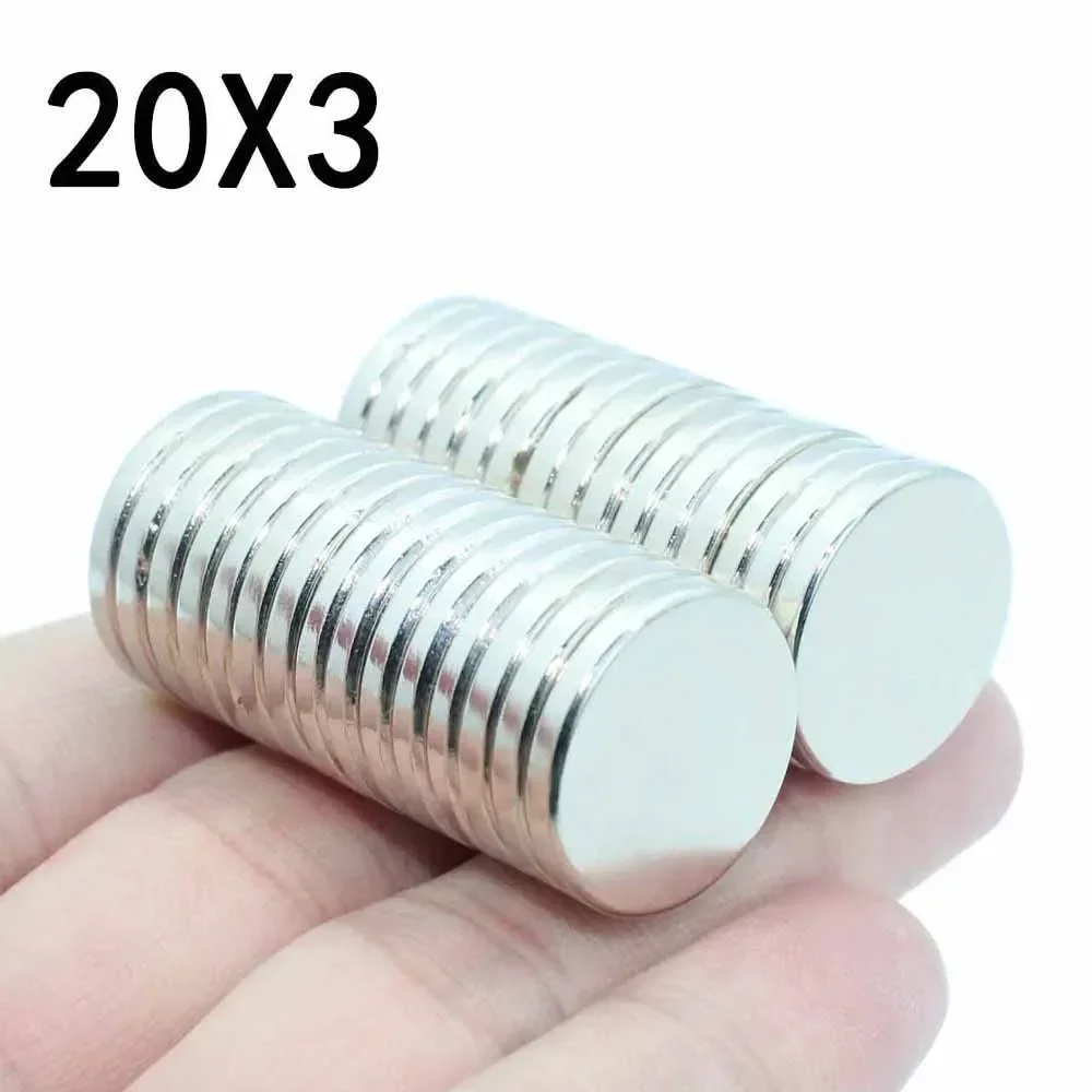 5/10/20 Pcs 20x3 Neodymium Magnet 20mm x 3mm N35 NdFeB Round Super Powerful Strong Permanent Magnetic imanes Disc 20*3