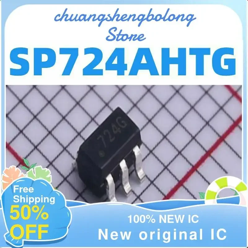 10 قطعة SP724AHTG SOT23-6 724G جديد الأصلي IC