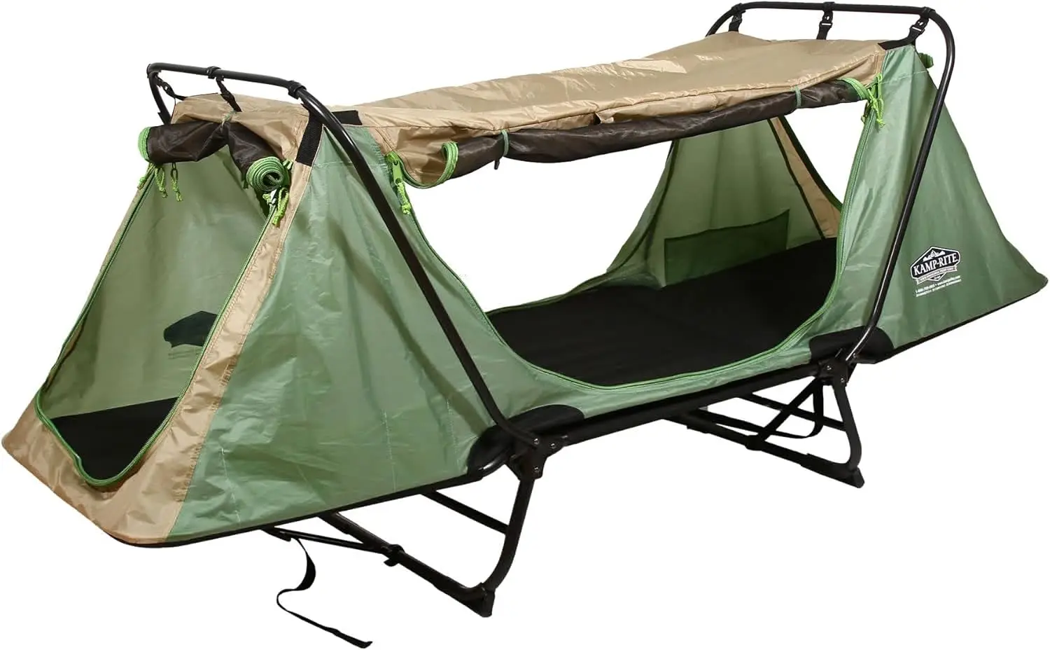 Original Quick Setup 1 Person Multifunctional Cot Convertible as Lounge Chair, and Tent