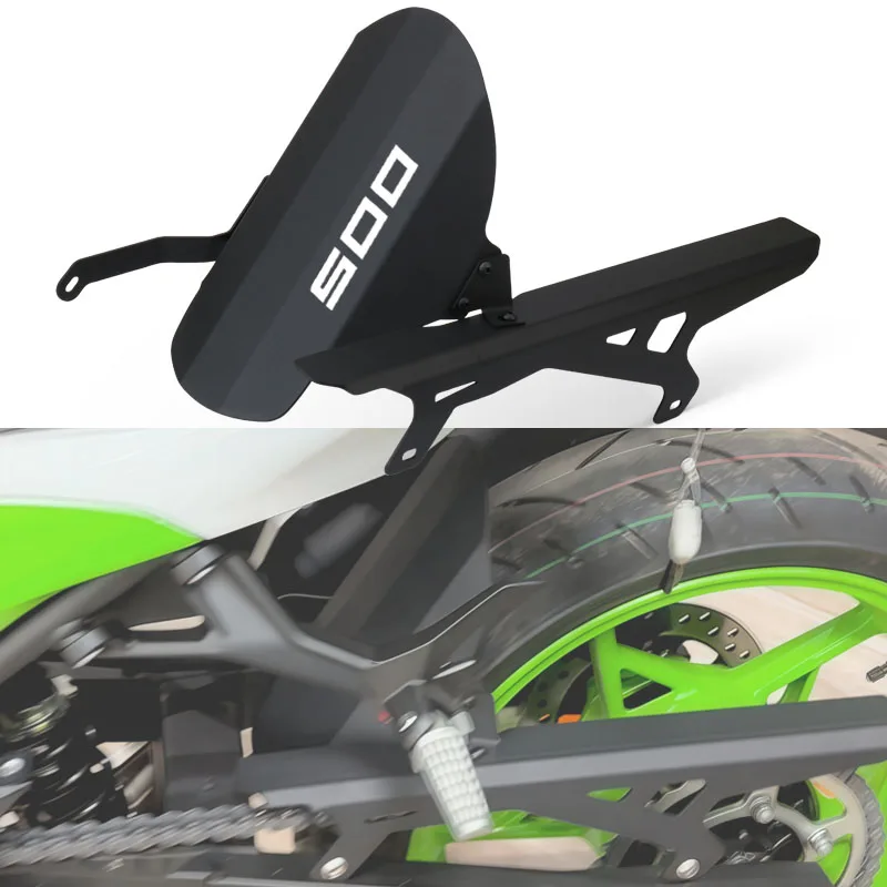 

Motorcycle Rear Fender Mudguard Wheel Hugger Splash Guard Cover Protector Fit For NINJA500 For Z500 2024 2025