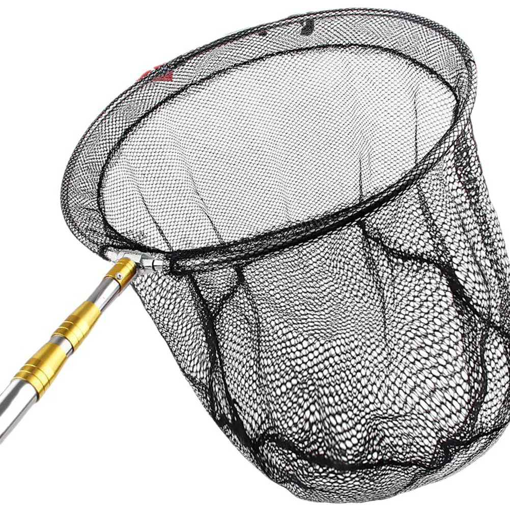 

1pc Stainless Steel Fishing Net Rod Heavy Duty Non-Slip Handle For Crawfish Lobster Trap Support Fish Mesh Fixator Tool