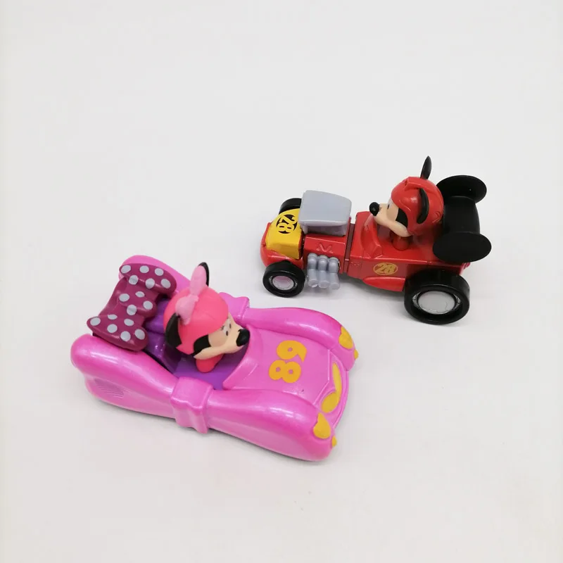 Disney Cartoon Mickey Mouse Minnie Mouse Scale Cars Diecast Model Die Cast Alloy Toy Collectibles Children Gifts