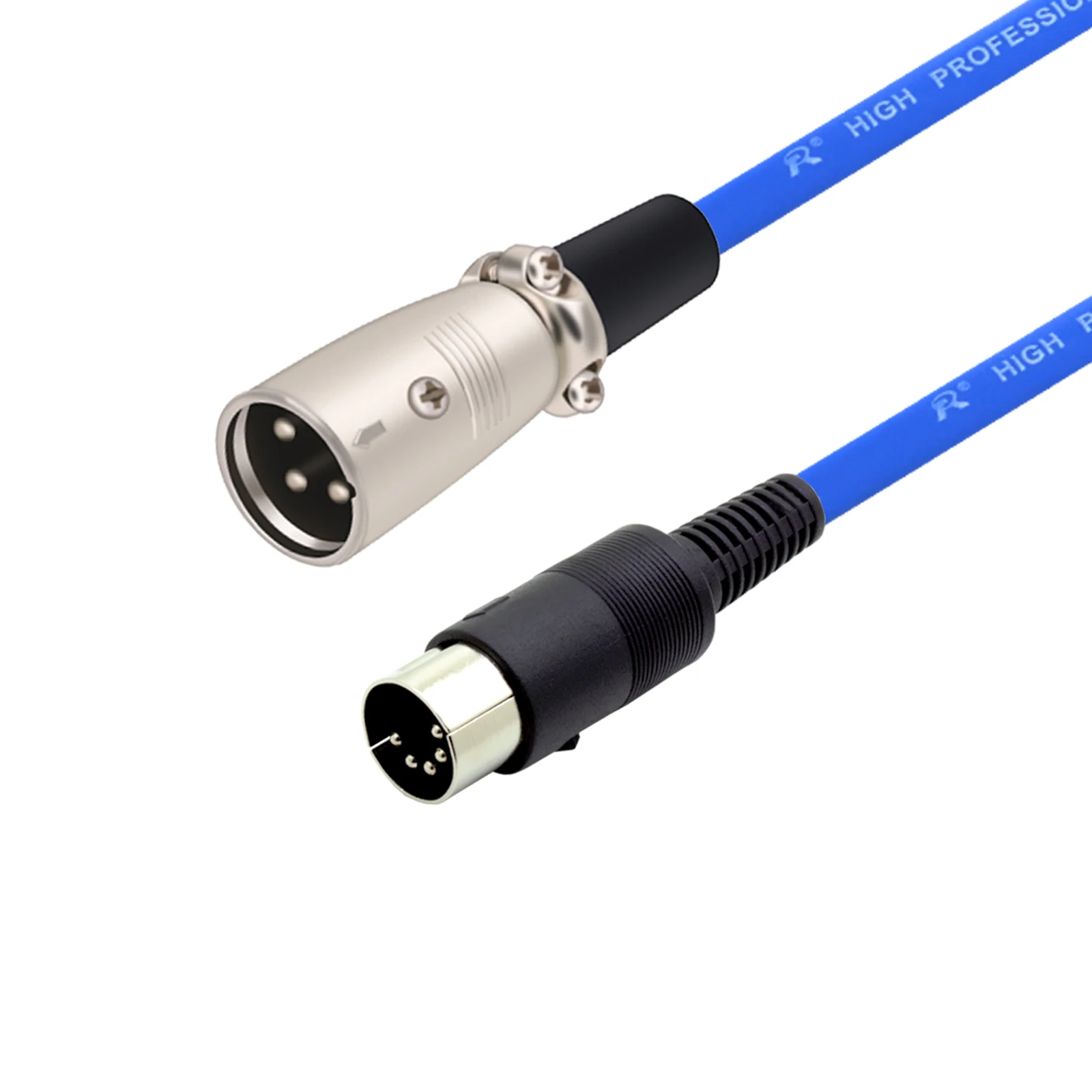 1PC MIDI to XLR Adapter Cable,DIN 5 Pin to XLR 3 Pin Audio Cable for Match Music Instruments or Cable with MIDI or XLR Connector