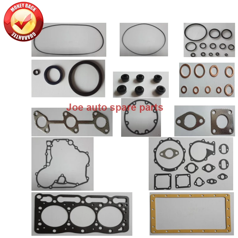 complete Overhaul cylinder head Engine Full gasket set kit for Kubota D1005