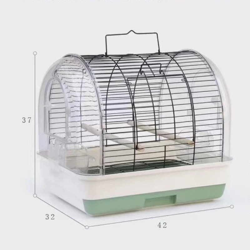 Budgie Portable Bird Cages Accessories Hamster Window Decoration Bird Cages Hut Stand Gabbia Pappagallo Bird Supplies RR50BN