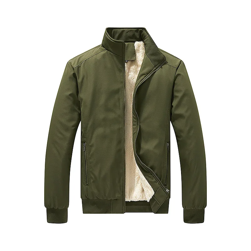 سليم صالح Bomber Jaet عارضة Faion ربيع الخريف M Thiened القطن مزيج النسيج Faionable الحضرية Sle الوقوف الياقة