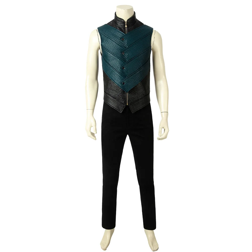 Vergil Cosplay Costume Men Dmc3 Jacket Disguise Halloween Carnival Party Clothing
