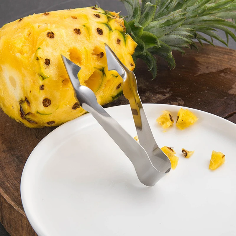 

1Pcs Practical Pineapple Eye Peeler Stainless Steel Seed Remover Cutting Clip Corer Useful Kitchen Fruit Tools