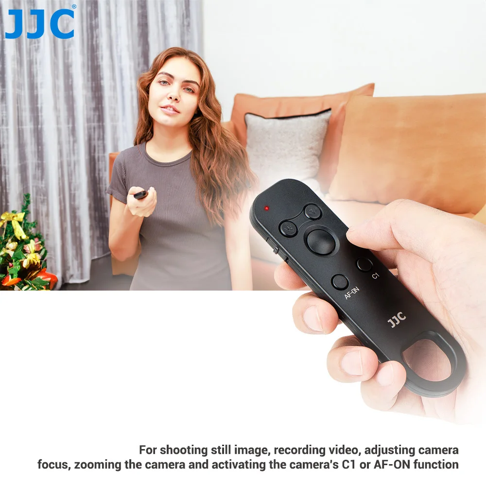 JJC RMT-P1BT Wireless Bluetooth Remote Control for Sony ZV-1/ZV-E10/FX3/A7S III/A7R IV/FX30/A7R4A/A7IV/A7R III/A9 II/A6600/A6400