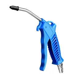 Air Blow Gun,High Flow Air Blower Gun for Compressor with Angled Bent Nozzle,Three Colors to Choose from,Short style