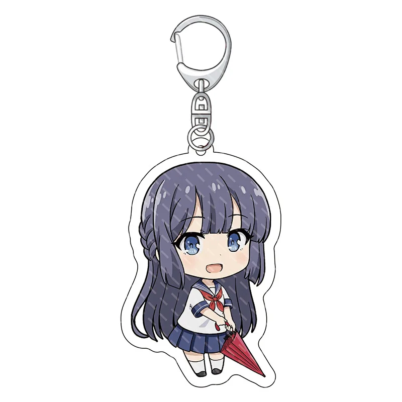 Anime fans Youth pig does not dream of bunny girl senpai Sakurajima Sakuragawa 6cm car bag key chain to send friends fans gifts