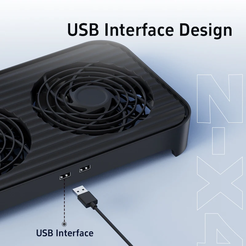 Power Train Z-X4 Router Cooler 14CM Dual Fan USB Powered Router Mini Host Cooler Base Optical Cat Set-Top Host Bracket