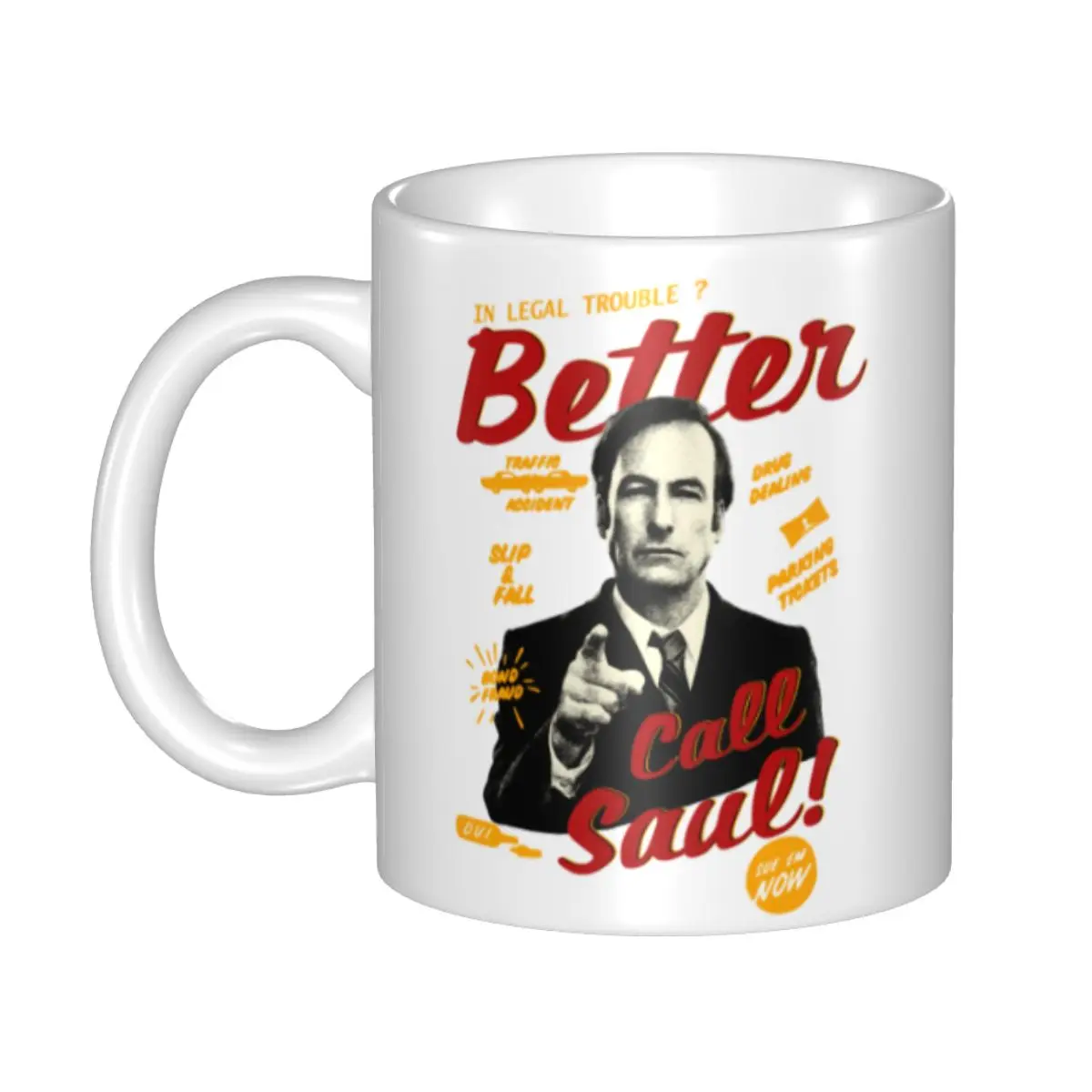 Better Call Saul Saul Goodman Mug Custom Ceramic Coffee Mug Cup Creative Gift