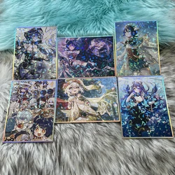 Impact Wanderer Xiao Venti Laser Pictures Cosplay Anime Game Zhongli Raiden Shogun Nahida Fignure Kawaii Gifts Fans Collection