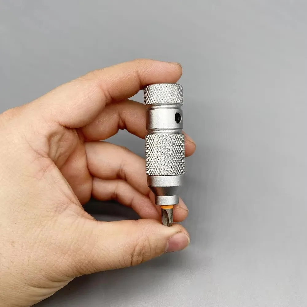 All-New high quality Magnetic 6.35mm precision screwdriver all-steel screwdriver handle interface 6.35 interface handle