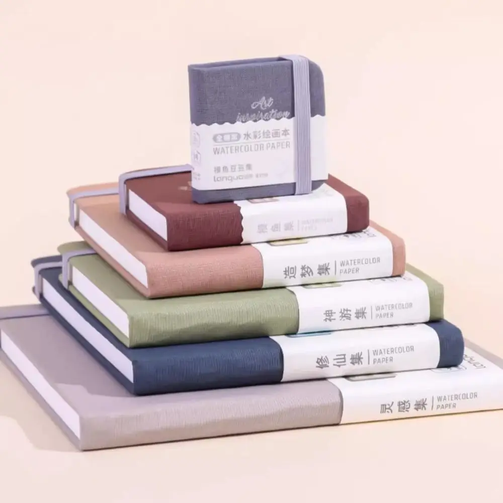 24 ورقة دفتر رسم 300 جرام ورقة ملهمة سجل مجلة اللوحة كتاب يمكن أن يكون بلاط 180 ° اللوازم الفنية #3