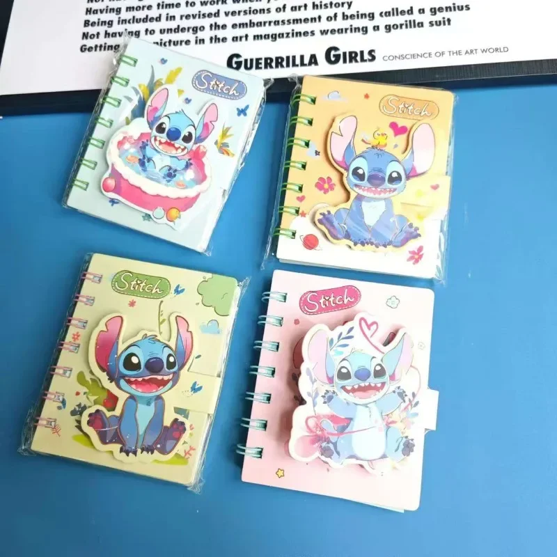 Disney Stitch โน้ตบุ๊คการ์ตูนอะนิเมะน่ารัก Stitch หนังสือออกกําลังกายนักเรียนไดอารี่แฟชั่นการเรียนรู้อุปกรณ์สาวเด็กวันหยุดของขวัญ