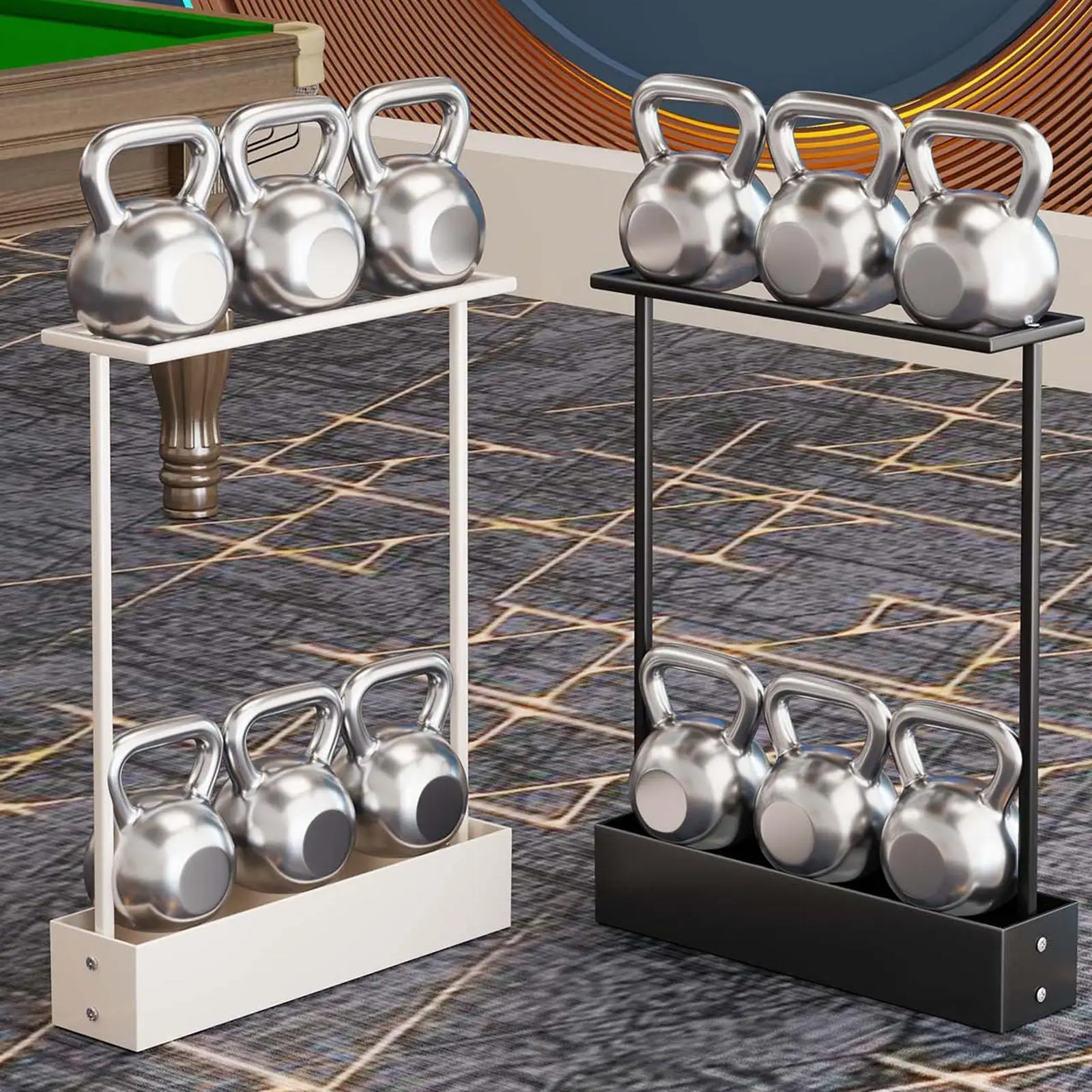 Pool Cue Rack, Professional Modern Multifunctional Stable Gift for Player Billiard Accessories, Storage Rack Pool Stick Holder