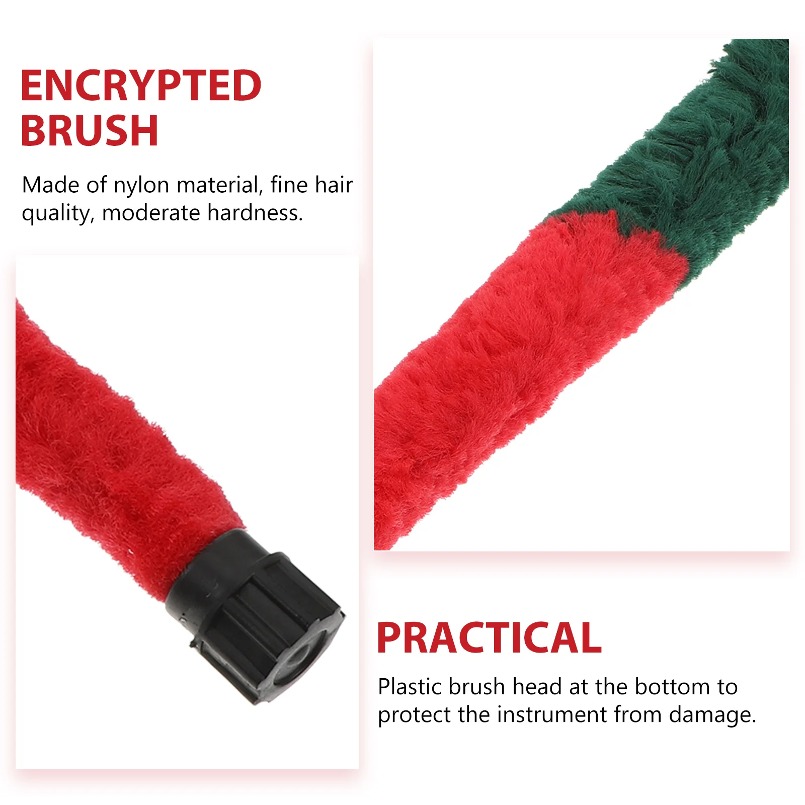 

Sax Cleaning Brush Musical Instrument Cleaner Pipeline Swab Suitable for Saxophone Tools Care