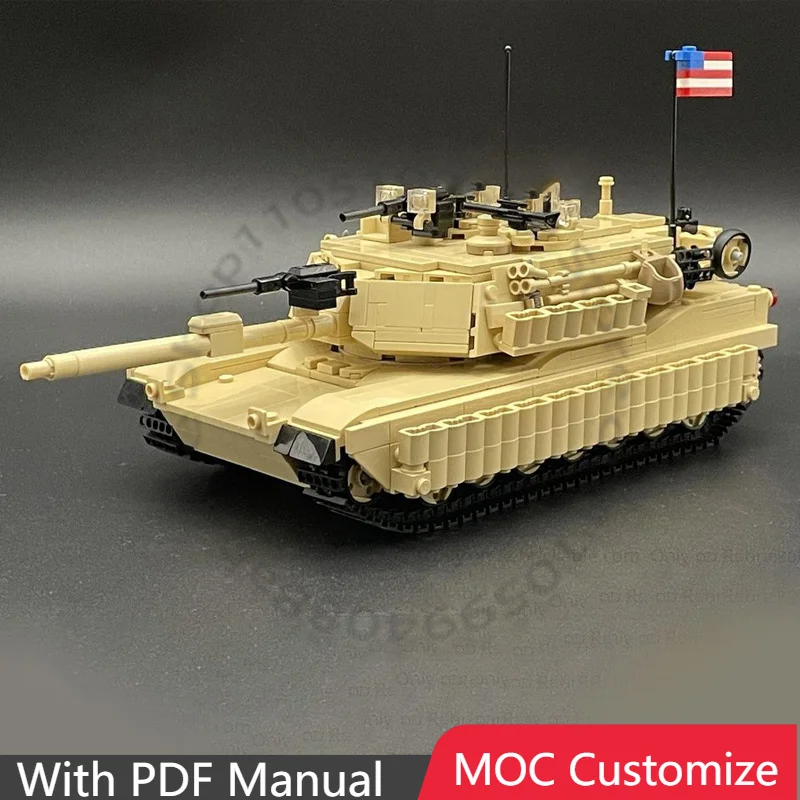 

Набор для сборки M1A2 Abrams SEP TUSK II (1266 деталей), серия War Series, модульный конструктор MOC, развивающая игрушка для детей, подарок на праздники