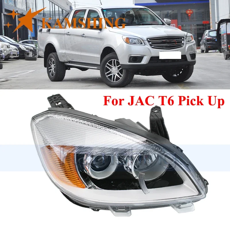 CAPQX Front Bumper Headlight For JAC T6 Pick Up Front Head Light Head Lamp Headlamp