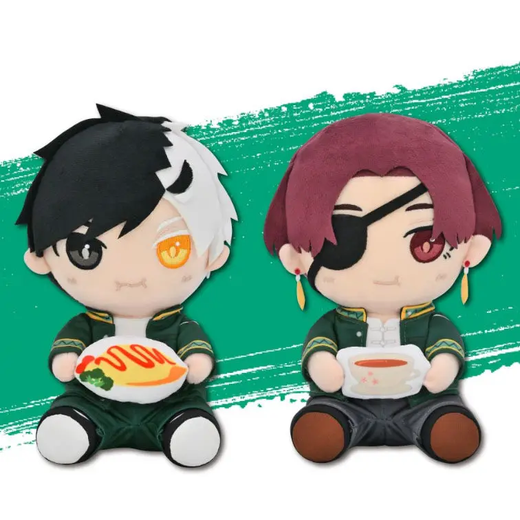 new sales in Stock TAITO Windproof Bell Sakura Yaosu Fang Haya busa Gourmet Q-Version Sitting Plush Doll Vol.1