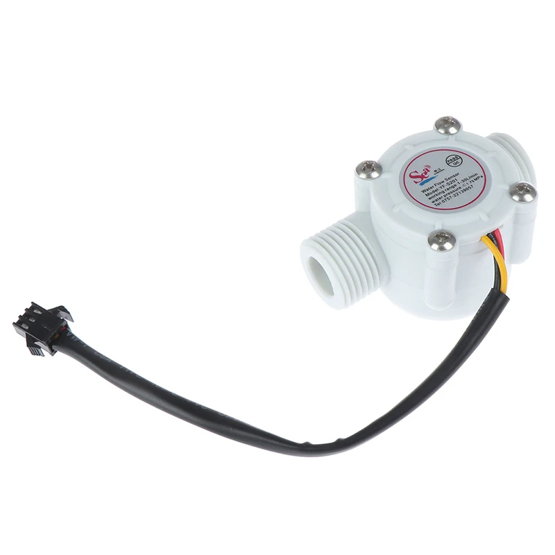 1Pc 1/2\'\' water flow sensor control effect flowmeter hall 1-30L/min for Arduino