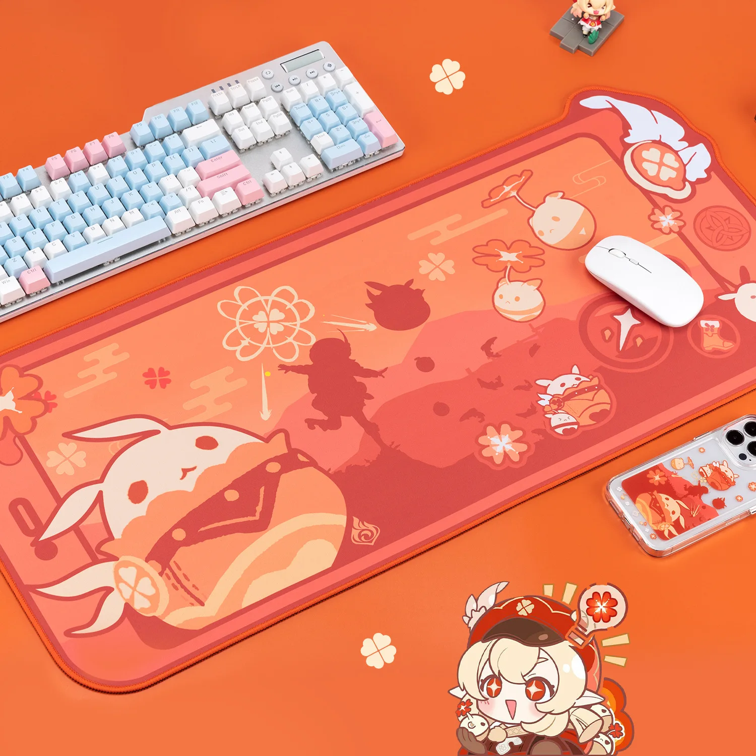 

Genshin Impact Klee Mousepad Anime Mouse Pad Keyboard Gamer Kawaii Desk Mat Gaming Accessories Anime Mouse Mats Gamer Cabinet