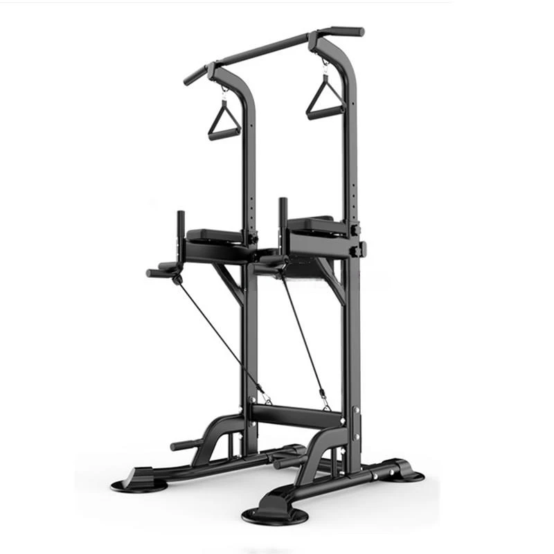 Gym Fitness Multifunction Pull-Ups Rack Horizontal Bar Weight Muscle Training Body Building Chin-up Equipment Drawstring Handle