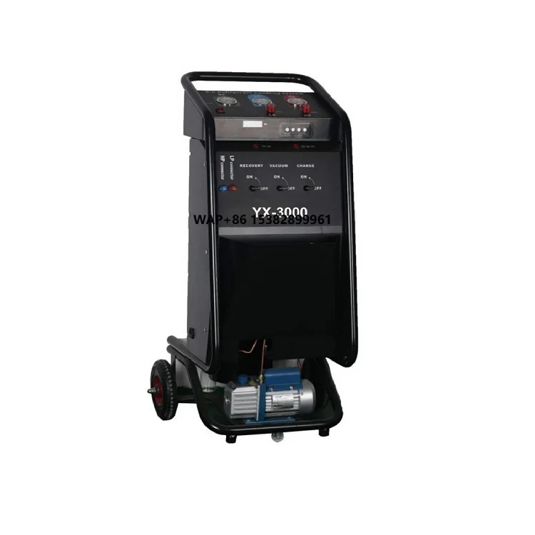 نظام التعامل مع مبردات التيار المتردد YX-3000 R134a عالي الأداء، نظام مكيف هواء السيارات #1