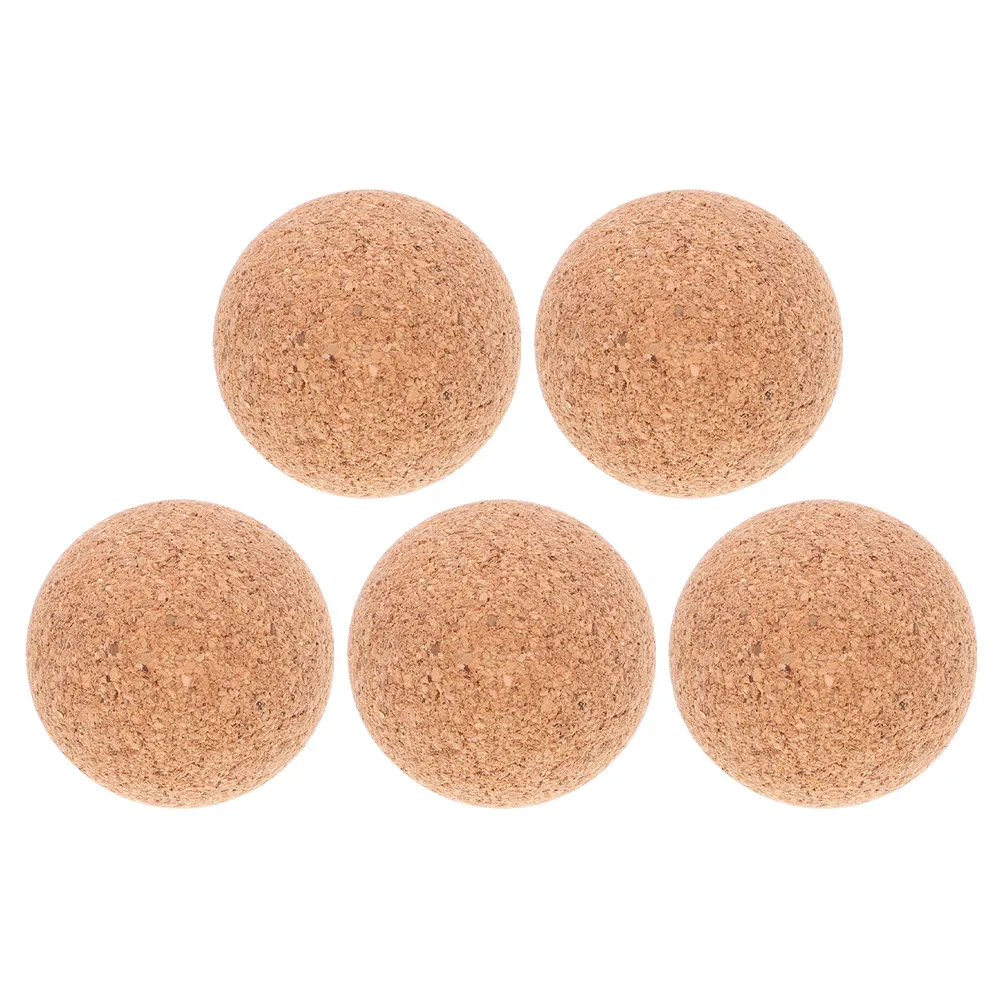 5Pcs Wood Foosball Table Balls Elegant Design Wear-Resistant Mini Replacement Balls for Indoor Foosball Game Supplies