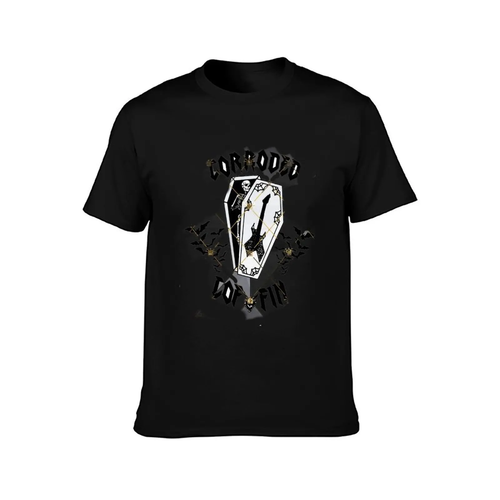 CORRODED COFFIN T-Shirt Comfortable Workout Short Sleeve Shirt T-Shirt