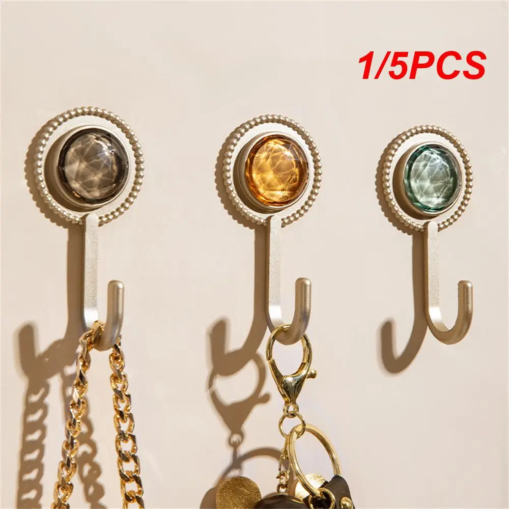 1/5PCS Bags Practical Light Luxury Home Furnishing Hook Up Wall Hanging Simple No Trace Storage Kitchen Key Portable