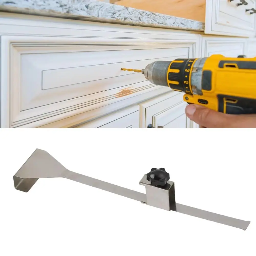 Rustproof Drawer Locator Practical Waterproof Drawer Auxiliary Installation Tool Adjustable Stainless Steel