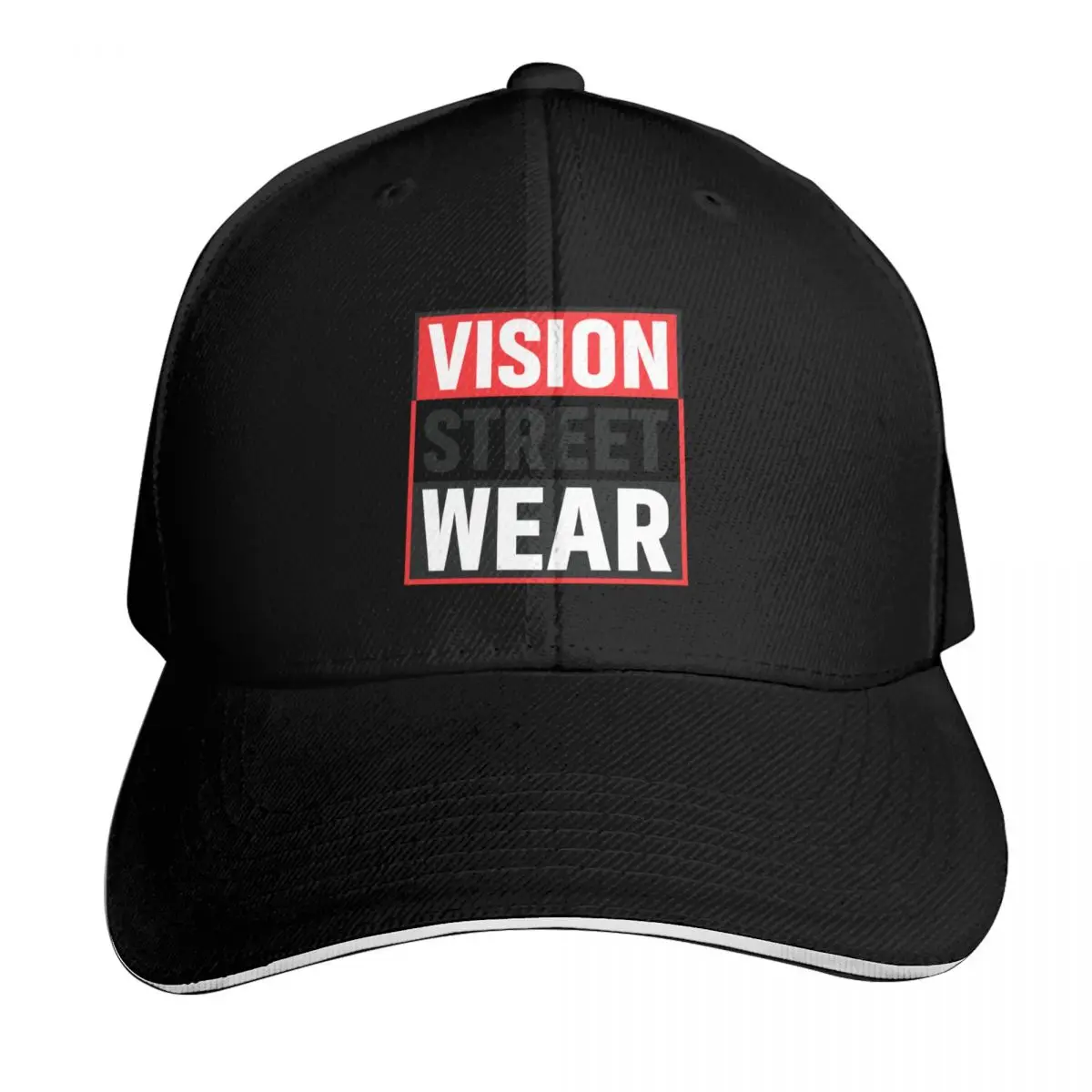 Trendy Vision Street Wear Baseball Cap Moisture Wicking Quick Dry Curved Brim Classic Fit Low Profile Unstructured
