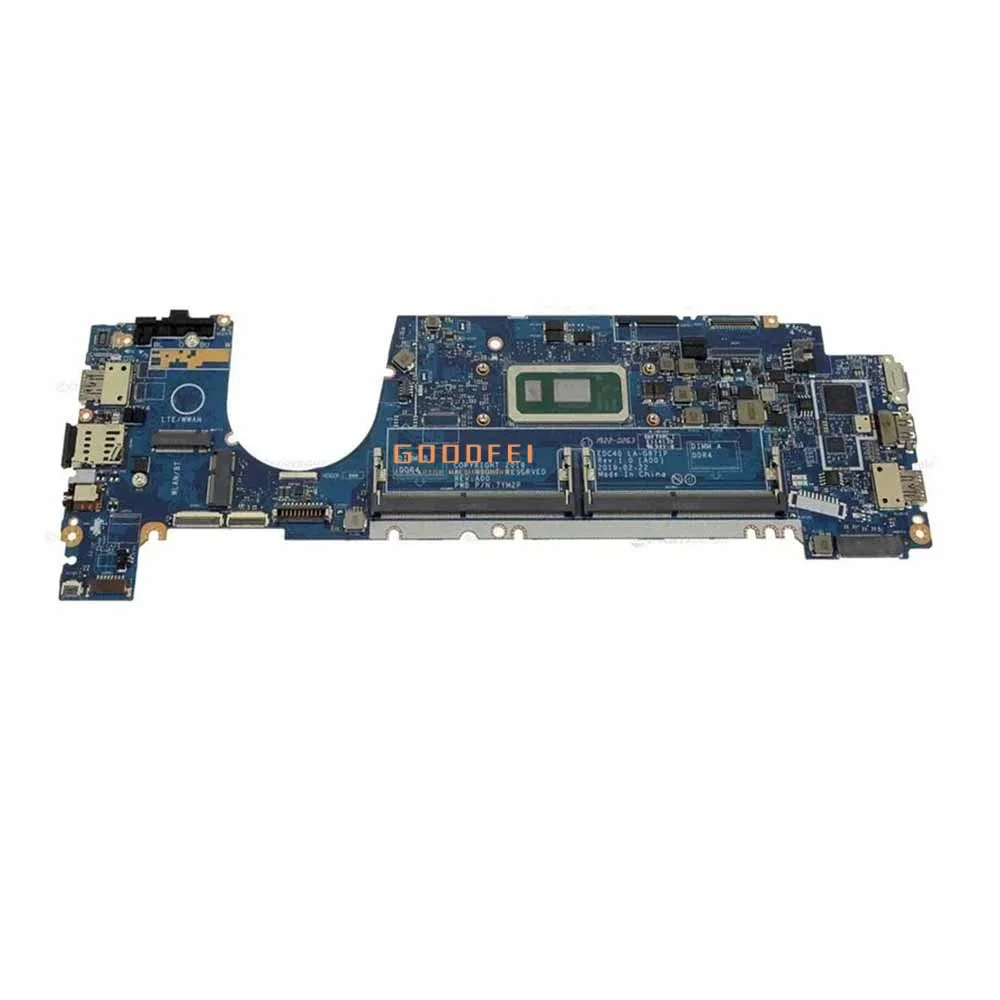 

Материнская плата ноутбука, аксессуары для материнской платы EDC40 LA-G871P SRF9W I5-8365U I7-8665U 4,80 ГГц для DELL Latitude 7400 0G2KKX