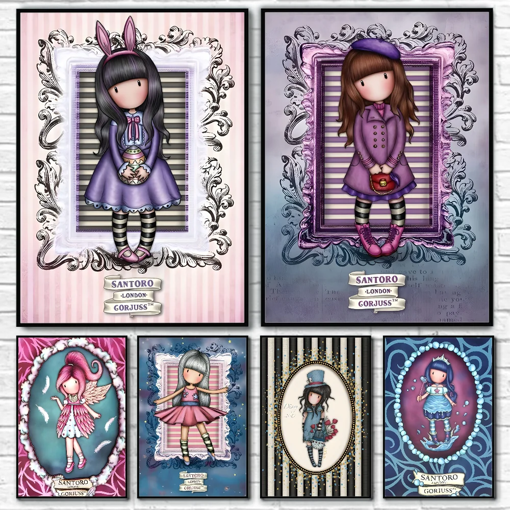 

S-Santoro G-Gorjuss Poster Home Living Room Wall Art Garage Room Decor