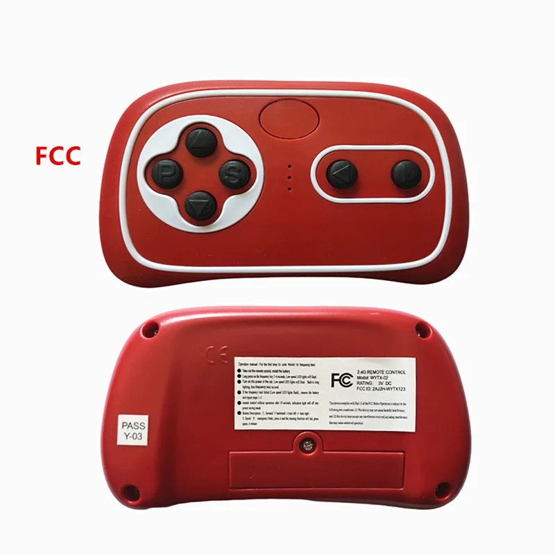 Weelye RX23 12V 어린이 전기 장난감 자동차 2.4G 원격 제어 송신기, 부드러운 시작 기능이있는 아기 장난감 자동차 컨트롤러