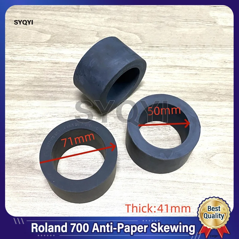 

Roland 700 Misalignment Correction Rubber Wheel - Anti-skewing Paper Press Roller