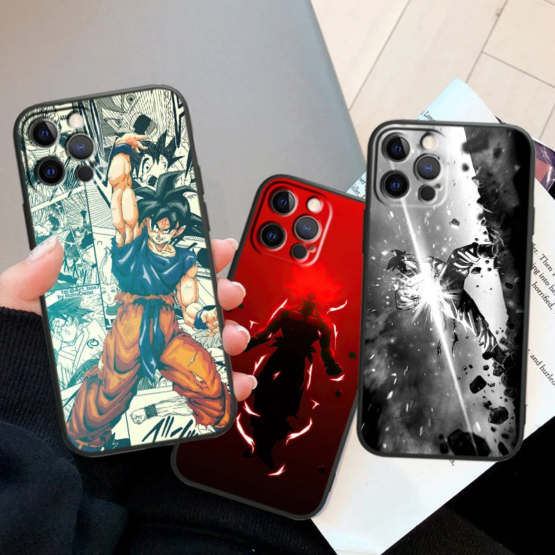 드래곤 볼 손오공 아이폰 TPU 휴대폰 케이스 이미지